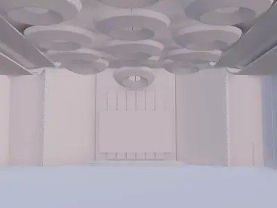 Conference hall 3D 3D model