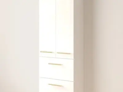 Jeannette Wall Mounted Cabinet 3D model