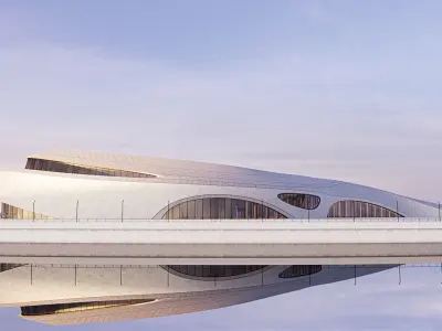 Futuristic building 52 3D model