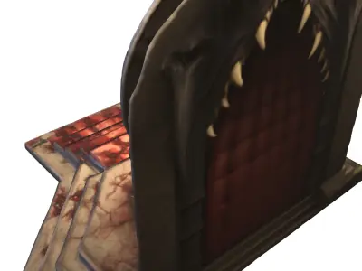 Vampire Throne of Blood Low-poly 3D model