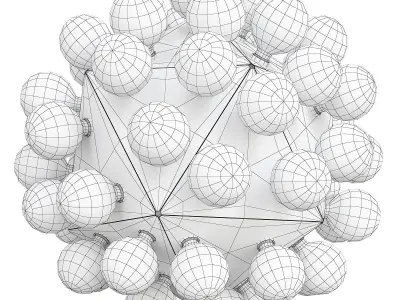 Pissenlit Low-poly 3D model