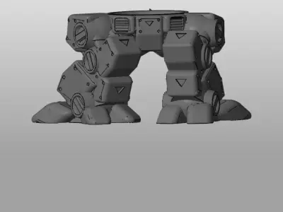 CHIBI-TECH SD - HAMMER CHASSIS 3D print model