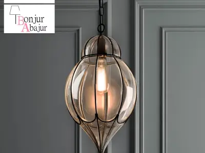 Hanging lamp LOFT HOUSE P-164 3D model