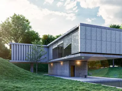 The Concrete House 3D model