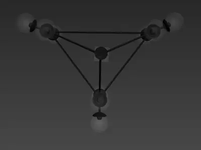Jayson Miller 3sided chandelier 3D model
