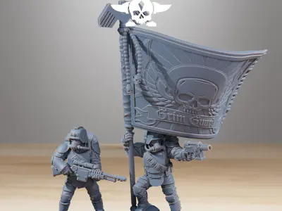 GrimGuard Ironclads 3D print model