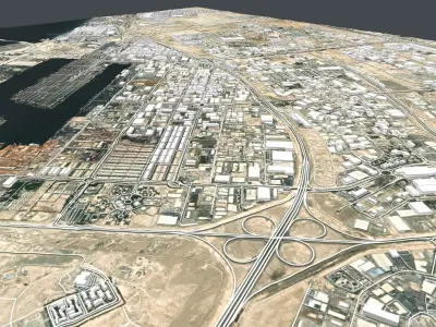 Harbor Jabal Ali Dubai UAE 3D model