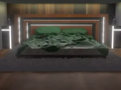 3d modern room  3D model