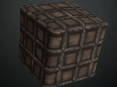 Rustic Vertical Planks with Nails PBR Seamless Texture