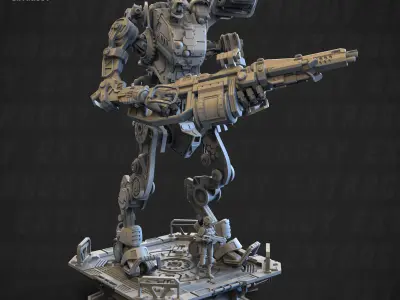 Titan Walker Poseable 100mm 3D print model