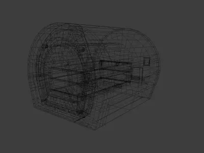 Medical - GNU Autoclave 3D Model Low-poly 3D model