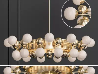 KEBO BALL CHANDELIER Low-poly 3D model
