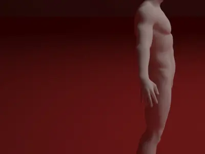 Synthetic humanoid 3D model