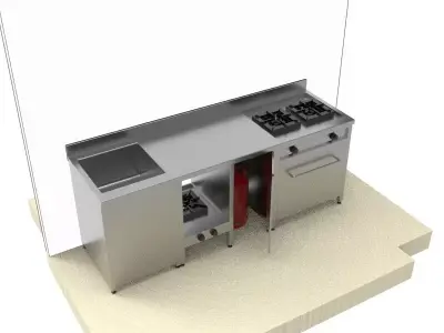 kitchen 61 3D model