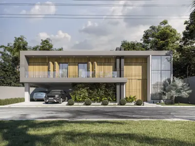 Architectural Facade 3D model