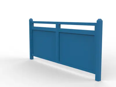 Old Metal Gate  3D model