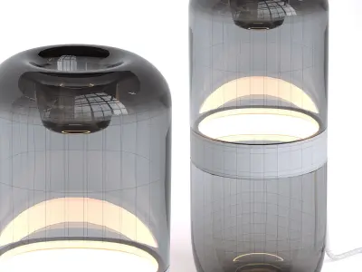 Demi Lamp set1 3D model
