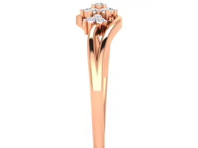  Women Ring Render 3dm STL MTL SLC JCD OBJ FBX Details 3D print model 37
