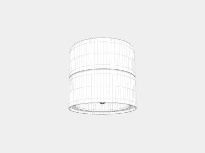 Adjustable ceiling spot light 3D model