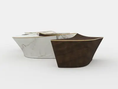 Modern Outdoor Bench 3D model
