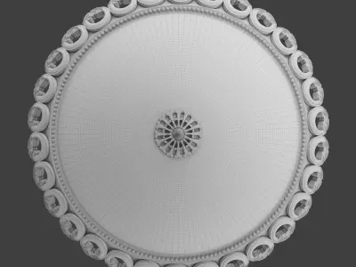 Wall and ceiling lamp Odeon Light Grovana 3D model