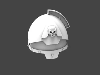 Modular Reinforced Shoulderpads 3D print model