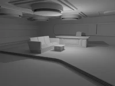 Talk Show Studio No Material