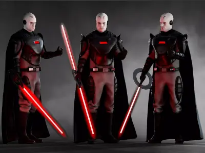 Grand Inquisitor Low-poly 3D model