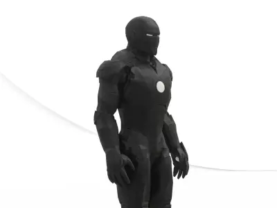 Iron Man Mark 2 Low-poly 3D model
