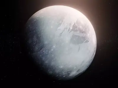 Photorealistic Pluto 8k Textures 3D Model Low-poly 3D model