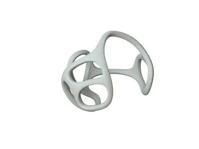 SciFi Cube Object No 38821 Low Poly Shape Texture