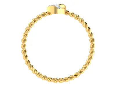 Women Ring Render 3dm STL OBJ FBX  3D print model get