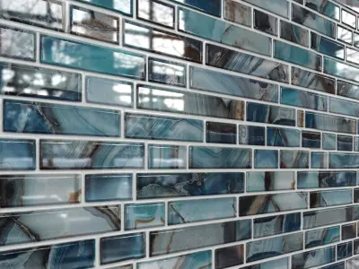 Glass mosaic tile Texture
