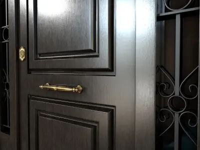 Door Lowpoly Low-poly 3D model purchase