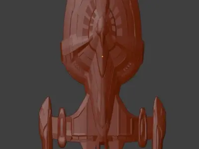 Fletcher Class Starship 3D model