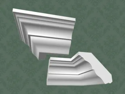 Crown Moulding Kit 4 3D model