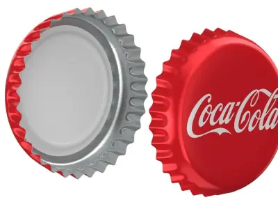 Cola Bottle Cap 3D model