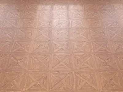 Parquet - Laminate - Wooden floor 2 in 1 Low-poly 3D model 136