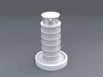 Leaning Tower  of Pisa 3D model