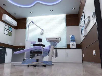 MEDICAL SPACES-DOCTOR OFFICE-DENTIST CLINIC 3D model