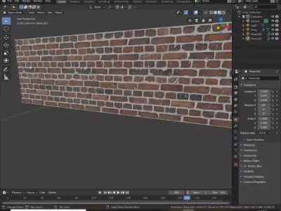 Brick Wall 3D model get