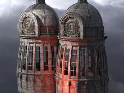 Occult observatory Tower 5  3D model