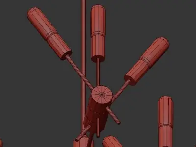 Kace chandelier 3D model