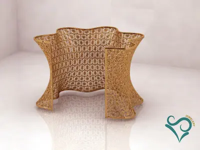 Golden Bracelets ready for direct printing 3d Jewel 3D print model