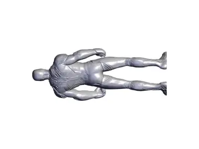 Ironman stl silver man 3D model