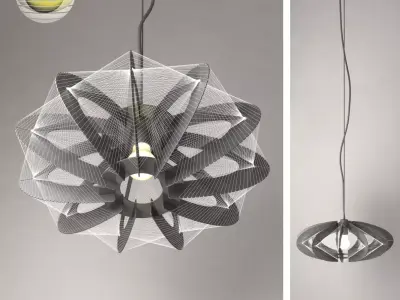 Chandelier Globo lightning 3 3D model