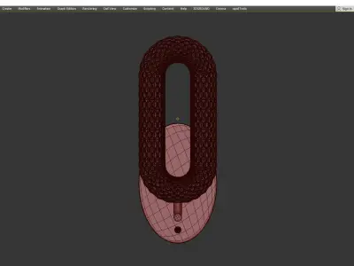 KEZIA WALL Low-poly 3D model