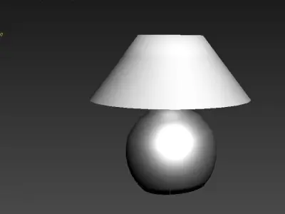 Table lamp Free low-poly 3D model