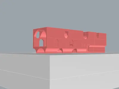 Vault House by Johnston Marklee 3D model