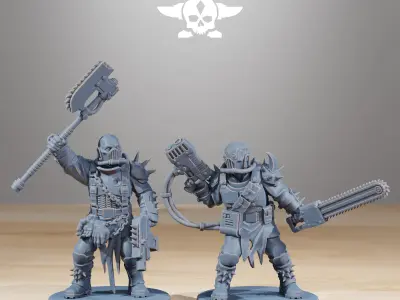 Corrupted Guard The Forsaken 3D print model